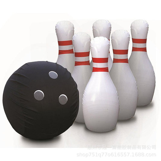 Giant Inflatable Bowling Set For Kids Adults Outdoor Sports Toys Family Lawn Yard Games Parent Child Interactive Game
