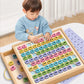 Wooden Hundreds of Boards Montessori Teaching Aids 1-100 Number Chess Mathematics Enlightenment Children's Educational Toys Addition Subtraction Operation 3-8