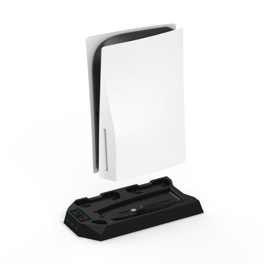 PS5 charging stand with cooler Fans for PS5 controller Dual Charger Bracket With Headset Remote Control Storage Rack