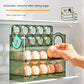 Egg Storage Box Refrigerator Side Door Storage Box Fresh-keeping Box Food Grade Flip Egg Box Kitchen Organizer Box Tray