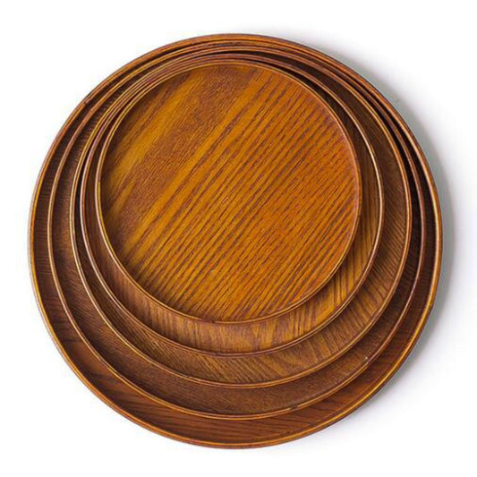 Nordic Desk Storage Wooden Tray Handmade Tea Tray Snack Tray High Quality And Smooth Surface Raised Edges