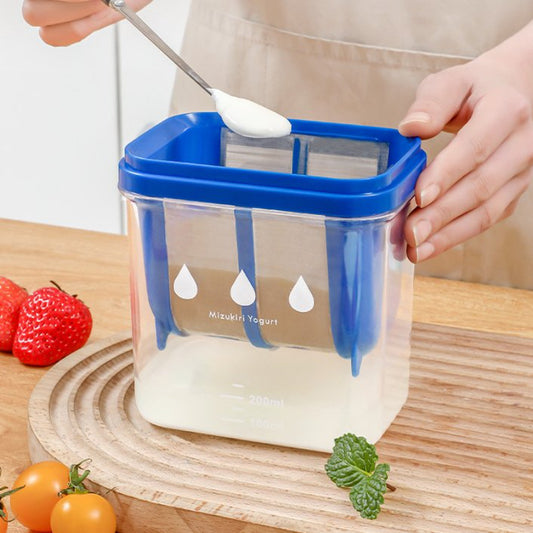 Food Grade Strainer Nut Milk Yogurt Steel Fine Mesh Sieve Greek Yogurt Maker Strainer Practical Whey Separator Water Moisture Extractor Filtration Machine