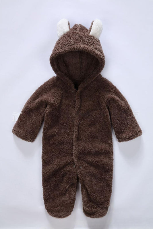 Newborn Infant Baby Romper Boy Girl Hooded Soft Jumpsuit Playsuit Outfit High Quality Clothes For Baby