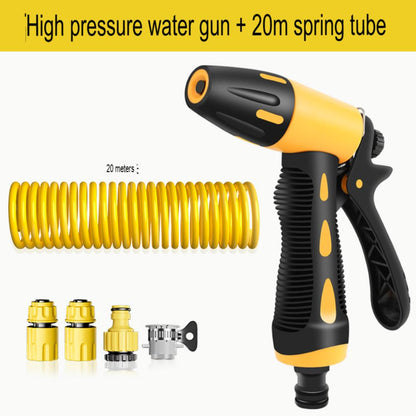 20 Meter Telescopic Water Pipe with High-pressure Nozzle Car Washing Tool Set Extension Hose Water Hose for Pressure