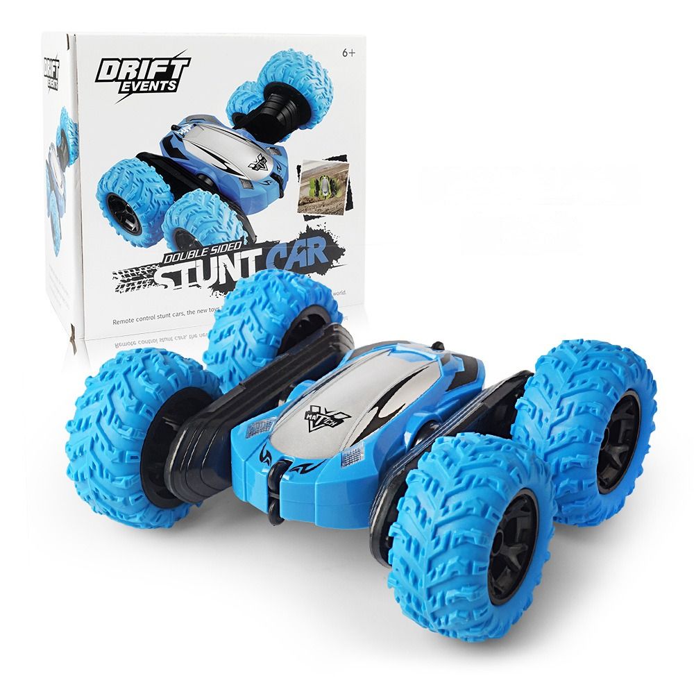 Remote Control Car Stunt Car RC Car with Double Sided Rotating 360° Flips 4WD 2.4GHz Drift High Speed Toy Car for Kids