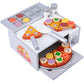 Children's Artificial Wooden Pizza Oven pizza Slicer Kitchen Play House Early Education Educational Toys 3-6 Years Old