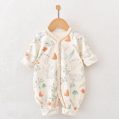 Baby Bodysuits Long Sleeve Boneless Cute Jumpsuit Kids Clothes Soft Four Season For Baby Girl And Boy