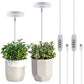 Dimmable Growing Lamp Timer Indoor Plants Grow Light Auto On/Off Portable Full Spectrum Adjustable LED Plant Light