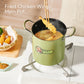 Deep Fryer Pot Easy to Clean with Basket Japanese Frying Pot for Camping Home Party Restaurant Dried