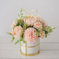 Nordic Artificial Flower Decoration Plastic Silk Flower Vase Home Decoration Furnishings Living Room Set Floral Set