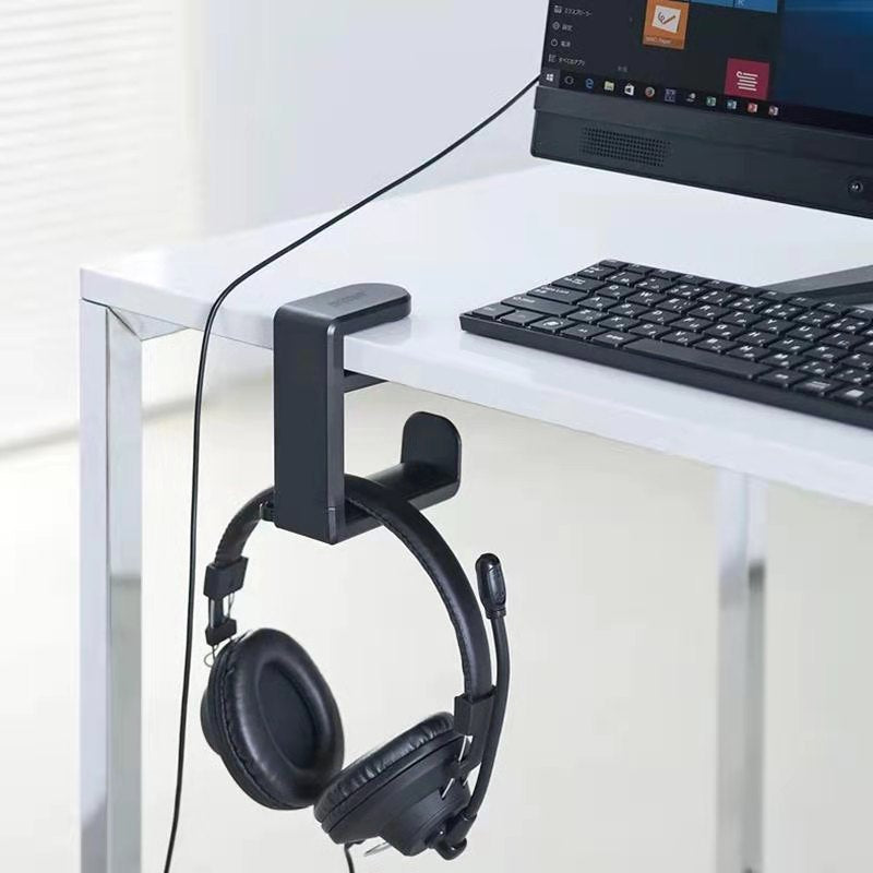 360° Rotating Headphone Stand Desktop Headset Holder Gaming Headset Desk Hanger Hook For Y1H2