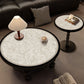 Small Coffee Table Round Table Tablecloth American High-end Light Luxury Atmosphere Round Table Mat Leather No-wash Waterproof and Oil-proof