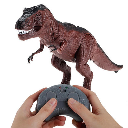 Infrared remote control electric toy dinosaur Triceratops, simulated animal model toy children's birthday gift