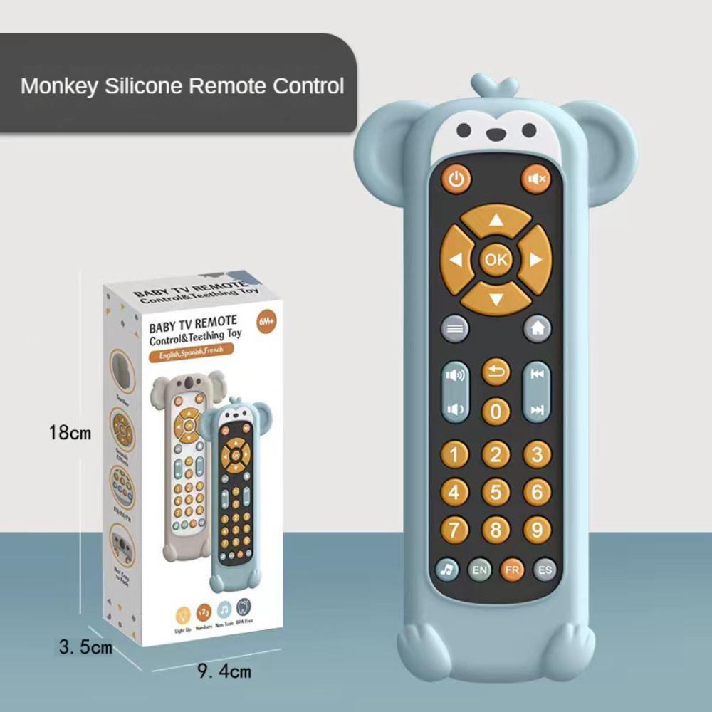 Realistic TV Toy Music TV Controller Sensory Toys Kid Infant Baby Toys for Babies 1 2 3 Year Old Toddler