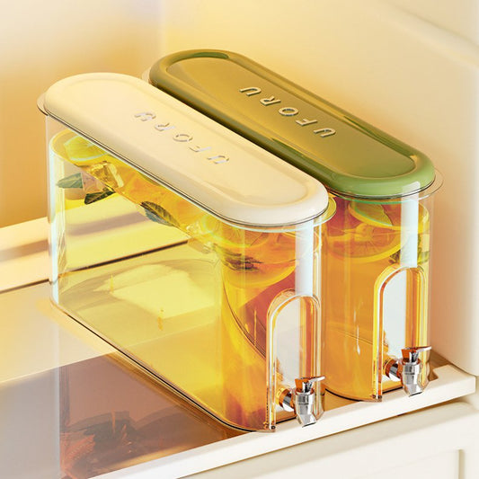 4L Refrigerator Cold Kettle with Faucet Household Kettle Sealed Cleat Kettle Juice Kettle Large Capacity Food Grade Plastic Kettle