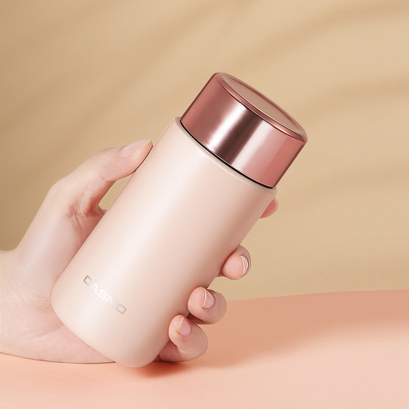 230ml Mini Stainless Steel 316 Thermal Flask With Filter Portable Fashion High Quality Coffee Tea Thermal Water Bottle Tumbler