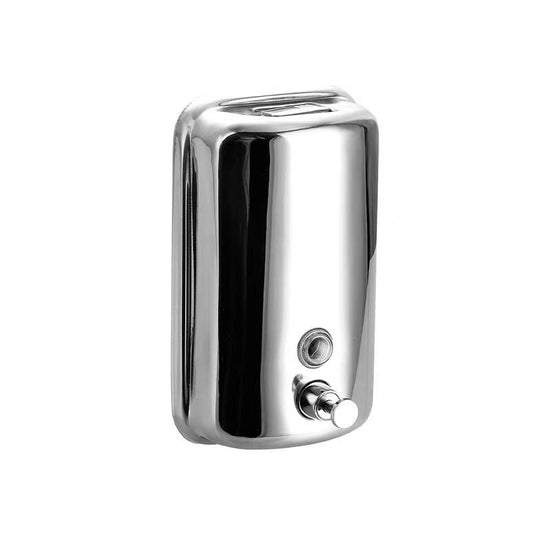 Wall Mount Stainless Steel Hand Soap Dispenser No-Drill Shampoo Shower Dispenser Non-Grip Wall Mounted Easy Installation