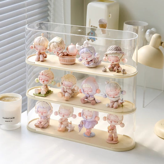 Display Cabinet Transparent Box Lego Popmart Molly Display Box Blind Box Storage Dustproof Acrylic Doll Display Rack