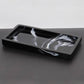 Marble-like Resin Storage Tray Washroom Vanity Tray Jewelry Dish Bathtub Serving Tray Resin Compact and Lightweight Bath