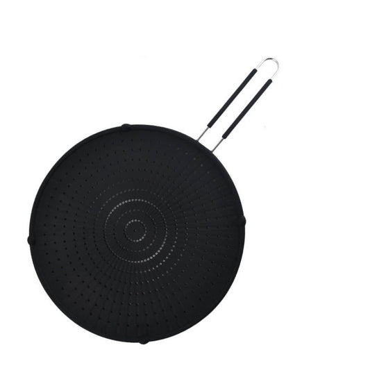 Silicone Splatter Screen Guard Nonstick Oil Grease Pan Lid Oil-Proof Splash Cover Frying Protection Mat Safe Odorless