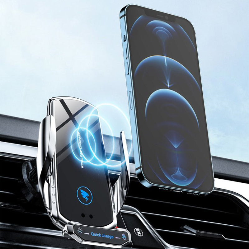 Auto Car Wireless Charger Qi Fast Charging Magnetic Car Phone Holder Dual Mode Wide Compatibility 360 Rotatable Charger