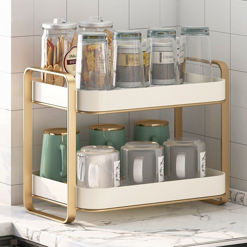 Cup Rack Shelf Water Cups Tea Cups Tea Set Glass Cups Storage Rack Desktop Multi-layer Tray Home Draining Box