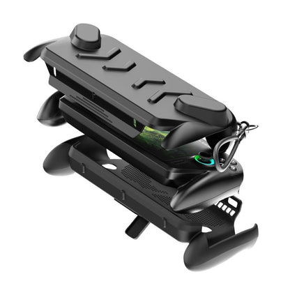 For Rog Xbox Ally / X Game Console Hard Shell Removable Front Cover Bundle Grip Case Portable Protective Case with Stand