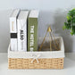 Rattan Basket Hand-Woven Storage Storage Desktop Sundries Organizer High Quality Material Easy To Carry