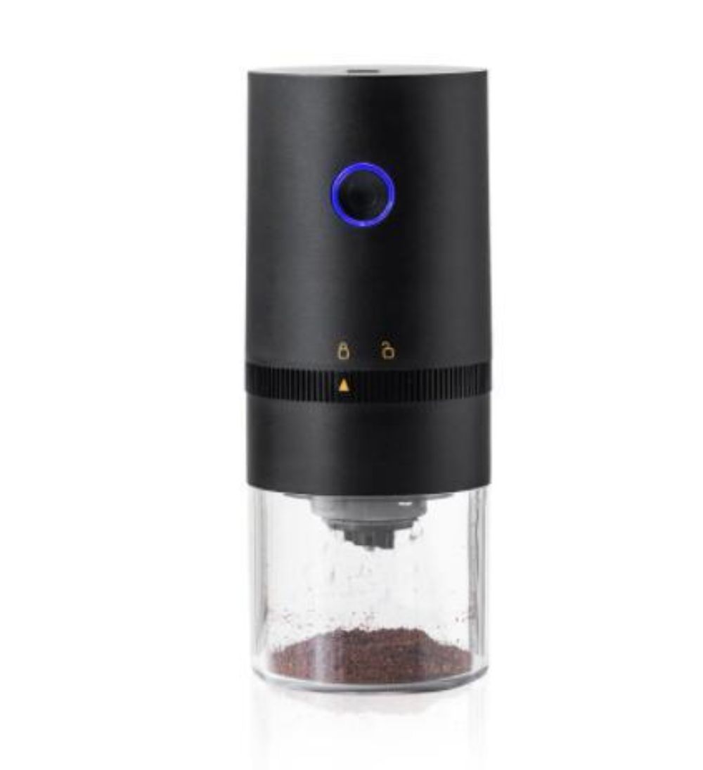 Portable coffee bean grinder and USB rechargeable burr grinder for grind coffee Peppercorns and French press