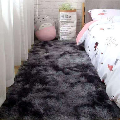 8 Styles Fluffy carpet Shaggy carpet Long pile Mix colors carpet Tie-dyed Anti-Skid Rug bedroom carpet Bedside 50x160cm