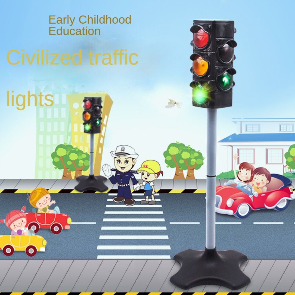 Kindergarten Simulation Traffic Lights Cognitive Safety Crossing the Road Traffic Signal Lights Children Early Education