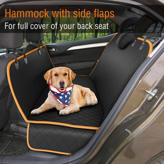 Dog Back Seat Cover Protector Waterproof Scratchproof Nonslip Hammock for Dogs Backseat Protection Against Dirt and Pet Fur Durable Pet seats Covers For Cars&SUVS