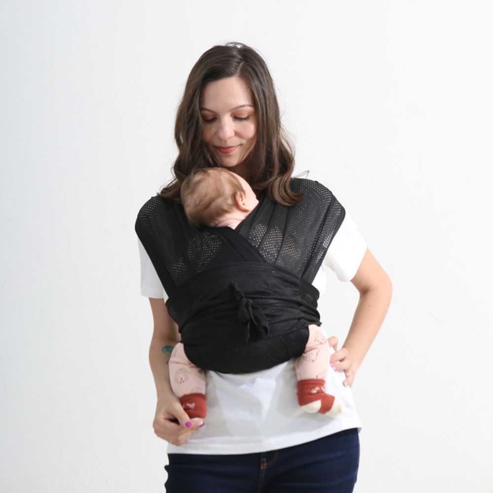 Baby carrier Easy to Wear Hands Free Baby Wrap Carrier Breathable Infant Sling Perfect for Newborn Babies