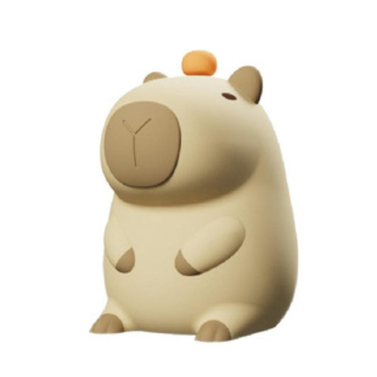 Capybara Night Light, Soft Light Capybara Shape Guinea Pig Night Light, Cute Touch Control Silicone USB Rechargeable