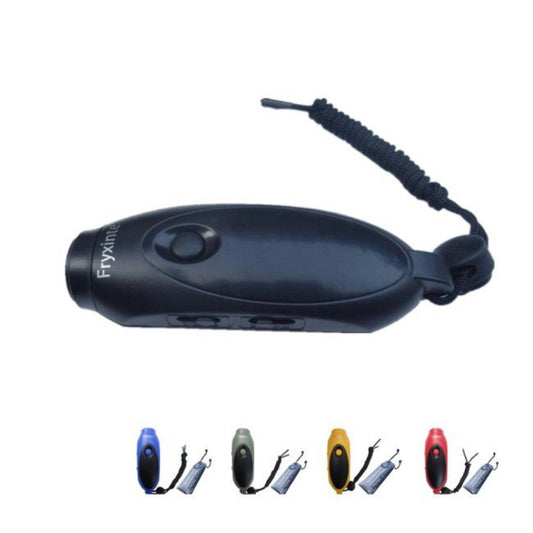Electronic Whistle 3 Tone Hand-Held Lanyard for Outdoor Sports Basketball Multi-purpose Adjustable Volume Flashlight Direct Charging Whistle