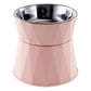 Pet Cat Bowl High Foot Dog Bowl Neck Protector Cat Pet Food Water Bowl Stainless Steel Dual-Use Pet Feeder Bowl Non-Slip