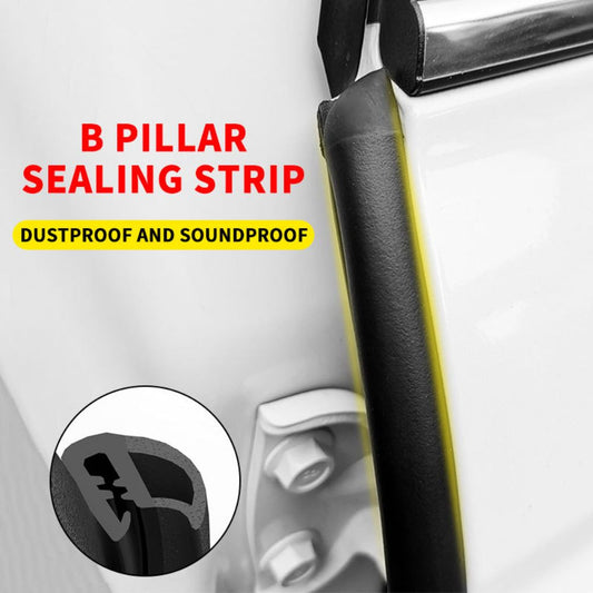 Car Door Edge Protector Rubber Seal Strip B Pillar Soundproof Strip Universal Auto Dustproof Sealing Sticker