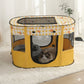 Portable Folding Cat Cage Tent House, Oxford Cloth Pet Enclosure, Indoor Outdoor Cat Delivery Room, Cat Kennel Playpen, Lightweight Travel Cat House