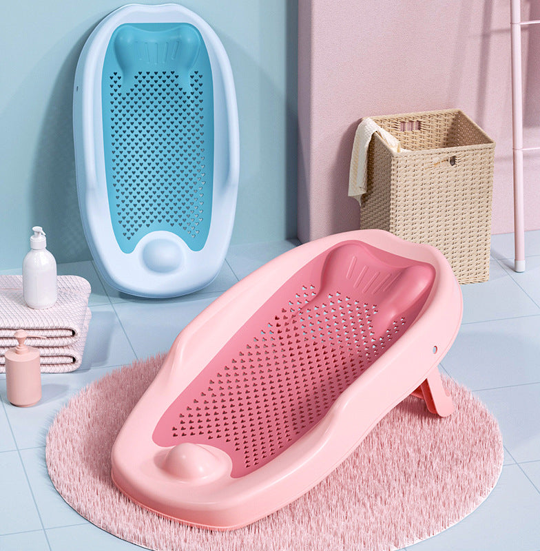 Baby Bath Seat Support Rack Comfortable Anti Slip for Infant 0~2 Years Newborn Adjustable Anti-slip Children Bathtub