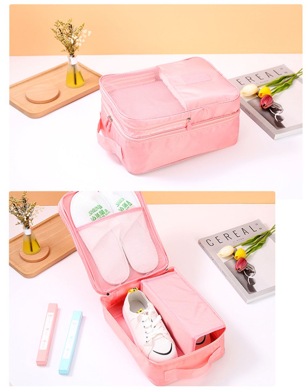 High Quality Portable Travel Shoe Bag Underwear Clothes Bags Shoe Organizer Storage Bag Multifunction Travel Accessories