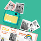 HD Children's Polaroid Camera Print Digital Photo Toy Camera Thermal Paper Mini Sports Printer Instant Printing Camera