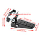 Black Metal Motorcycle Frame Foot Pegs Rests Pedals Step Stand Stepping Body Accessories Slim Comfortable Modification