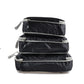 3 Packs Travel Compression Packing Cubes Set Zipper Nylon Portable Luggage Clothes Organizer Storage Bags