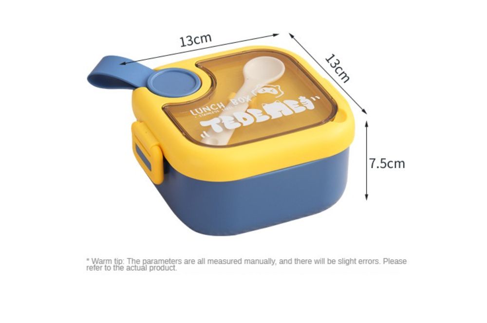 PORTABLE BABY CUTE LUNCH BOX STAINLESS STEEL PP KID BABY FOOD CONTAINER BABY TRAVEL TABLEWARE