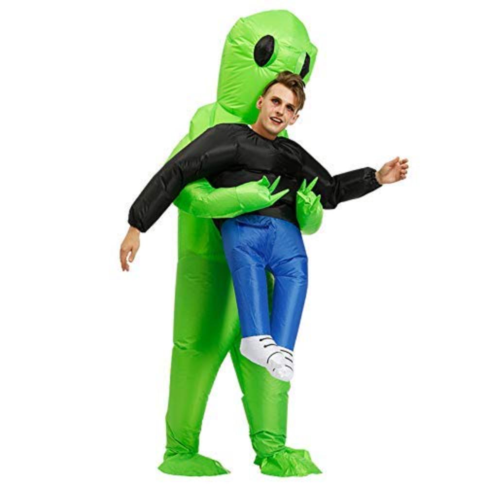 Adult Kids Alien Inflatable Costume Boys Party Cosplay Costume Funny Suit Anime Fancy Dress Halloween Costume Unisex