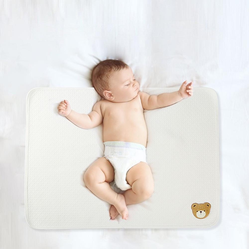 Waterproof Changing Pad for Babies Absorbent Crib Nappy Pad Portable Diaper Mat Newborns Diaper Changing Ma