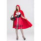 Little Red Riding Hood Costume Adult Cosplay Dress Fancy Party Nightclub Xmas Halloween Fantasia Carnival Cosplay Costume