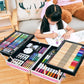 Children's Drawing Board Gift Watercolor Pen Painting Kit Washable Color Pencil Drawing Color Pencil Writing Brush Wax