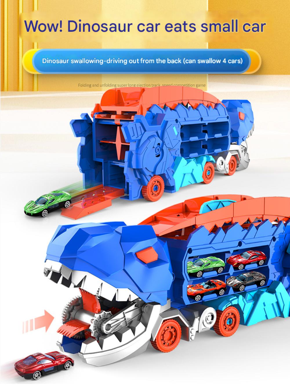 Dinosaur Truck Eating Cars, Toy, Dinosaur Figure, Toys, Funny Dino Car Vehicles, Dinosaur Car Vehicles, Playset