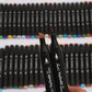 168 Colors Double-headed Marker Pens Set Oily Alcohol/Water-based Master for Children's Gift Painting Washable Student Art Supplies Stationery Back to School